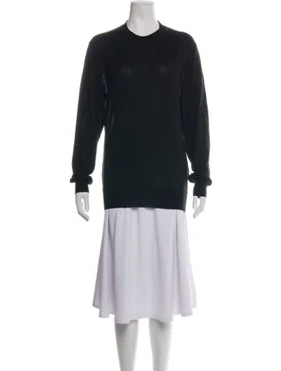Pre-owned Berluti Cashmere Crew Neck Sweater In Black