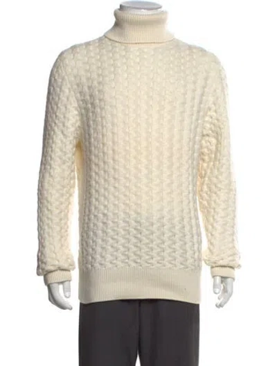 Pre-owned Berluti Cashmere Patterned Pullover In Neutrals