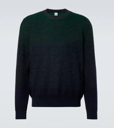 Berluti Cashmere, Wool, And Alpaca Sweater In Green