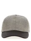 Berluti Chevron Cap In Gray