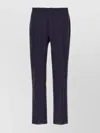 Berluti Straight Leg Wool Blend Pants With Elastic Waistband