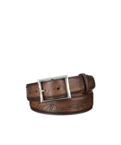 Berluti Classic Belt In Brown
