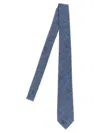 Berluti Classic Scritto Tie In Blue