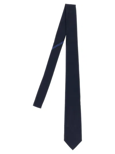 Berluti Classic Scritto Tie In Blue