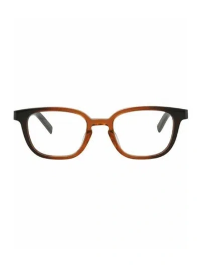 Pre-owned Berluti Colorblock Pattern Eyeglasses W/ Tags In Orange