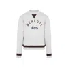 Berluti Logo Print Crewneck Sweatshirt In Grey