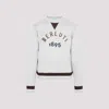 Berluti Logo Print Crewneck Sweatshirt In Silver Grey