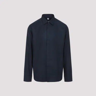 BERLUTI DARK BLUE LONG SLEEVE SHIRT