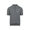 Berluti Scritto Wool Polo T-shirt In Gray