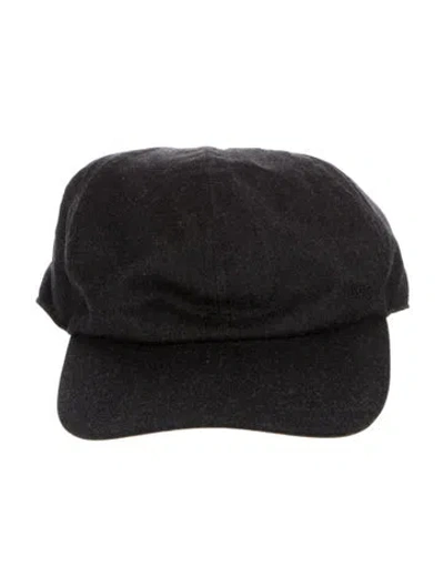 Pre-owned Berluti Embroidered Dad Cap In Black