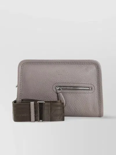 BERLUTI GRAINED LEATHER SHOULDER BAG