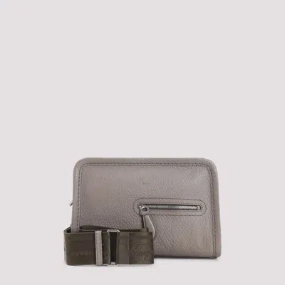 Berluti Grained Leather Shoulder Bag In Brown
