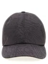 Berluti Grey Scritto Baseball Hat In Gray