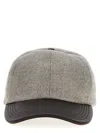 Berluti Chevron Cap In Gray