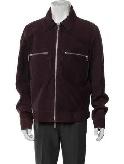 Pre-owned Berluti Jacket In Burgundy