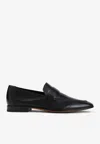 Berluti Kangaroo Leather Loafers In Black
