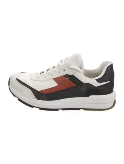 Pre-owned Berluti Leather Athletic Sneakers In White