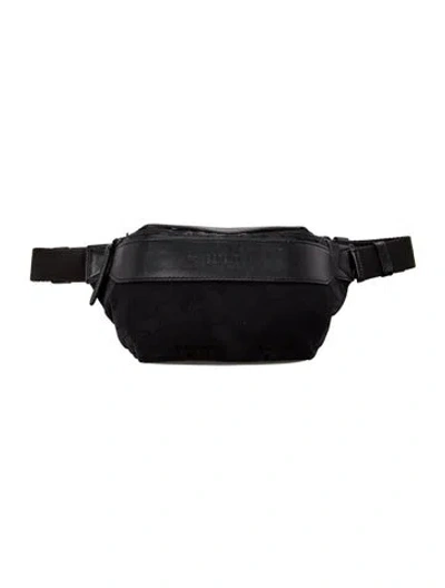Pre-owned Berluti Leather Belt Bag In Black