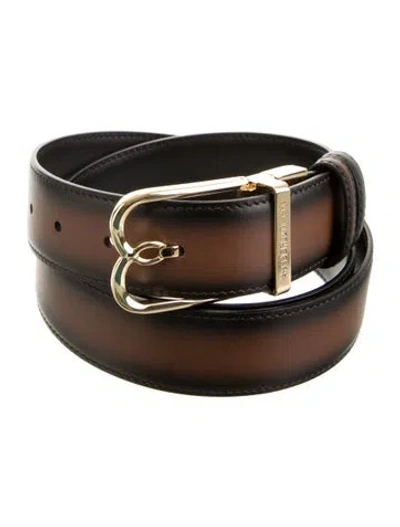 Pre-owned Berluti Leather Belt In Multi