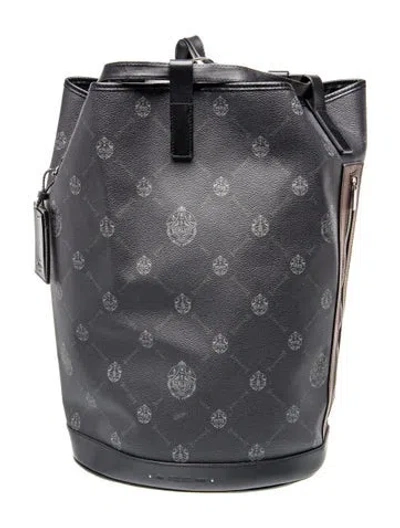 Pre-owned Berluti Leather Bucket Bag In Blue