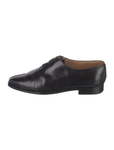 Pre-owned Berluti Leather Dress Loafers In Black