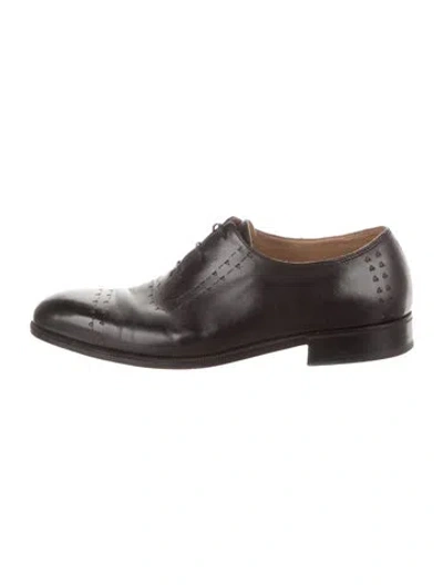 Pre-owned Berluti Leather Dress Loafers In Grey
