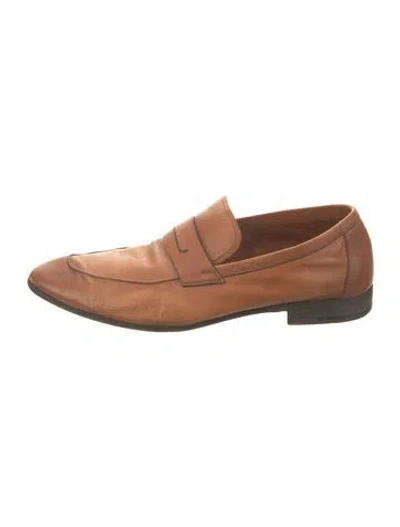 Pre-owned Berluti Leather Monk Straps In Brown