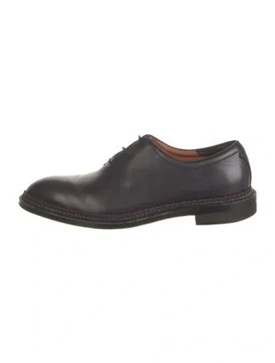 Pre-owned Berluti Leather Oxfords In Black