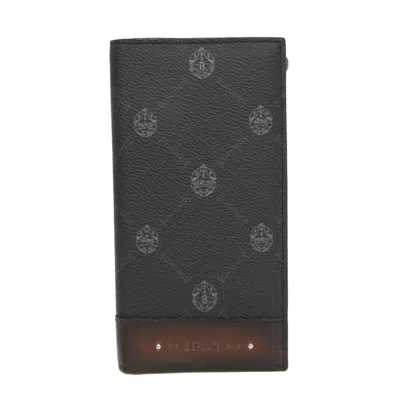 Pre-owned Berluti Leather Pvc Long Wallet (bi-fold) () In Multi