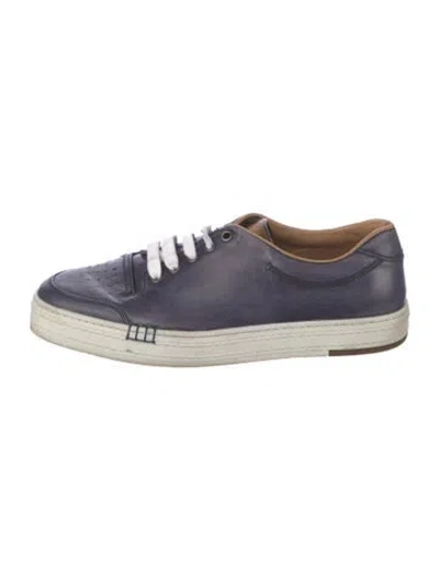 Pre-owned Berluti Leather Sneakers In Multi