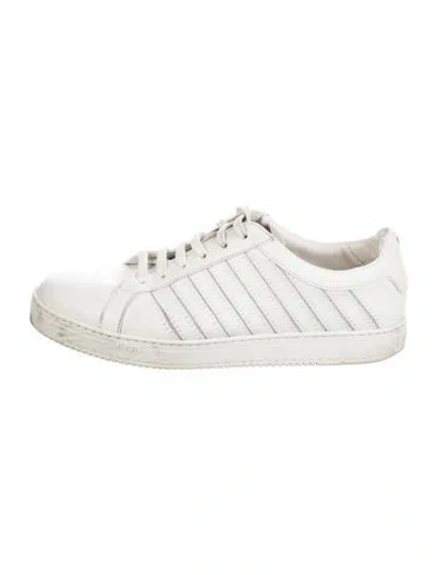 Pre-owned Berluti Leather Sneakers In White
