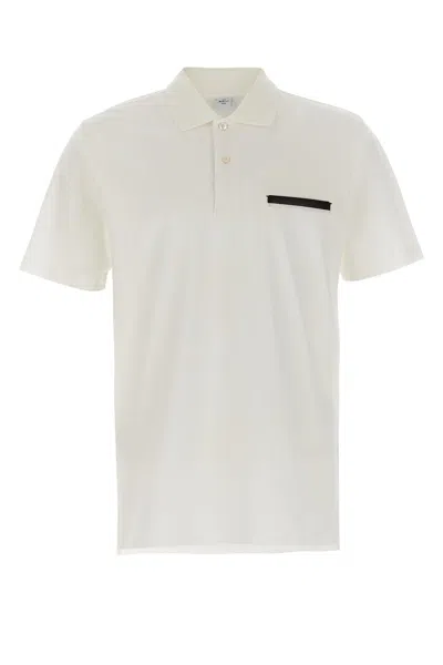 BERLUTI 'LEATHER TAB' POLO SHIRT