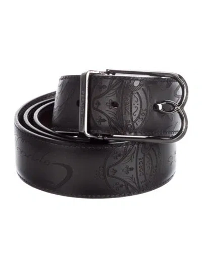 Pre-owned Berluti Leather Waist Belt In Multi