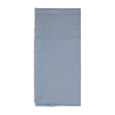 BERLUTI BERLUTI LIGHT BLUE CASHMERE SCARF