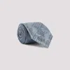 Berluti Classic Scritto Tie In Gray