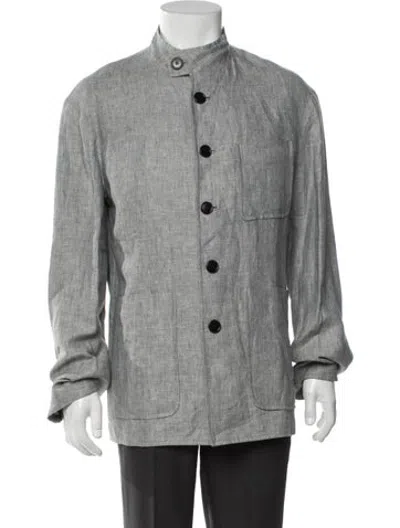 Pre-owned Berluti Linen Blazer In Grey