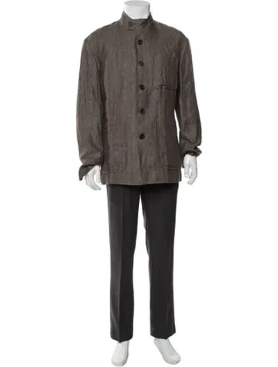 Pre-owned Berluti Linen Blazer In Neutrals