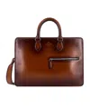 Berluti Briefcase Bag Featuring Adjustable Strap In Brown