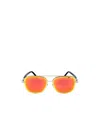 Berluti Logo Sunglasses In Orange