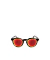 Berluti Logo Sunglasses In Red