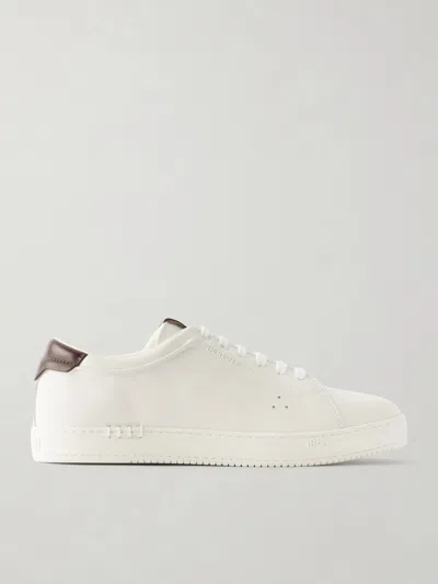 Berluti Logo-embossed Leather Sneakers In White