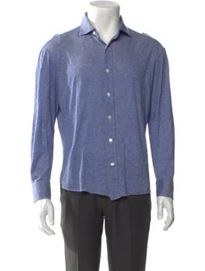 Pre-owned Berluti Long Sleeve Shirt In Blue