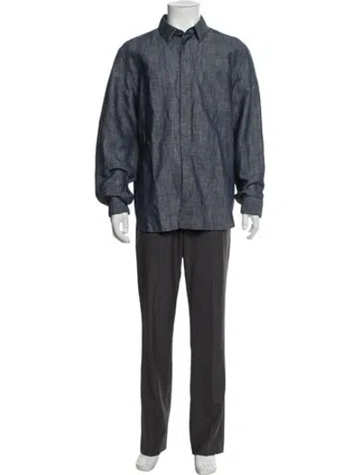 Pre-owned Berluti Long Sleeve Shirt In Blue