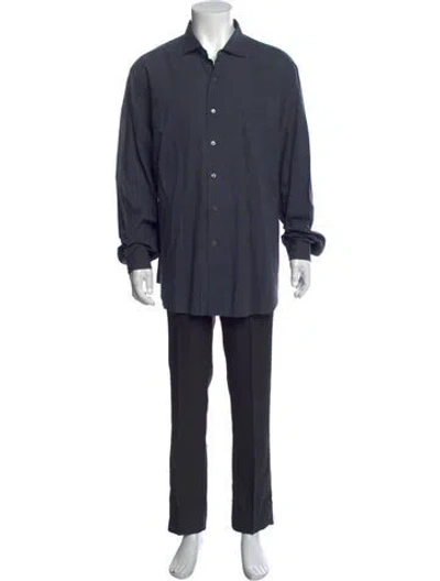 Pre-owned Berluti Long Sleeve Shirt In Blue