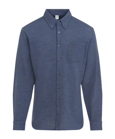 Berluti Long-sleeved Shirt In Blue