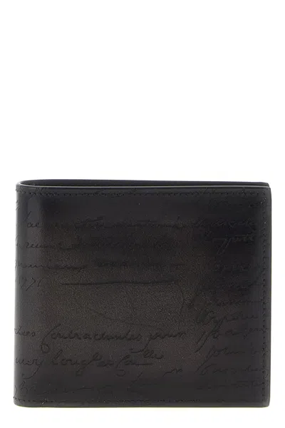 Berluti 'makore Scritto' Wallet In Black