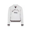 Berluti Logo Print Crewneck Sweatshirt In Grey