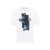 Berluti Optic White Printed Cotton T-shirt In White