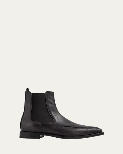 Berluti Men's Demesure Neo Flex Leather Chelsea Boots In Black