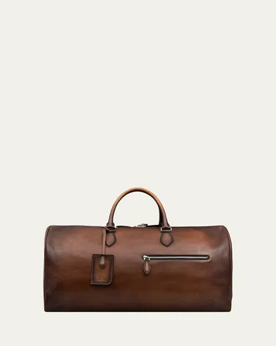 Berluti Men's Jour Off Leather Travel Bag, L